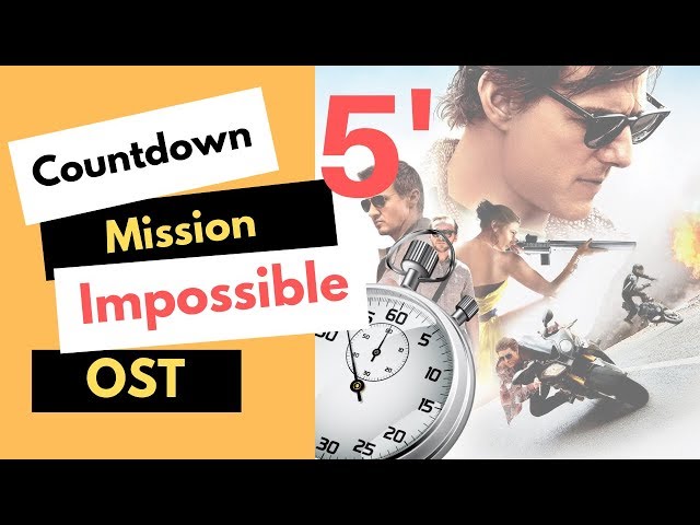 Countdown Timer 5 minutes - Mission Impossible OST