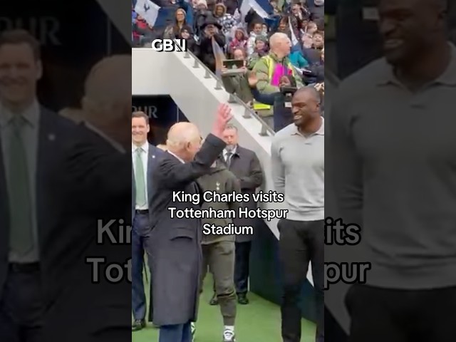 King Charles visits Tottenham Hotspur Stadium