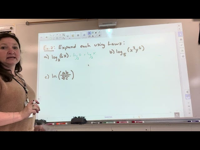 Honors Precalculus (4.4) Laws of Logarithms