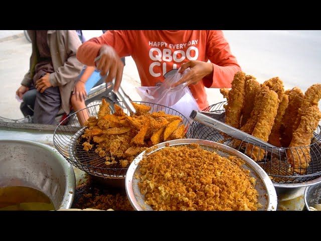 0.25 USD Banana Fritters, How To Make Banana Fritters, Cambodian Street Food