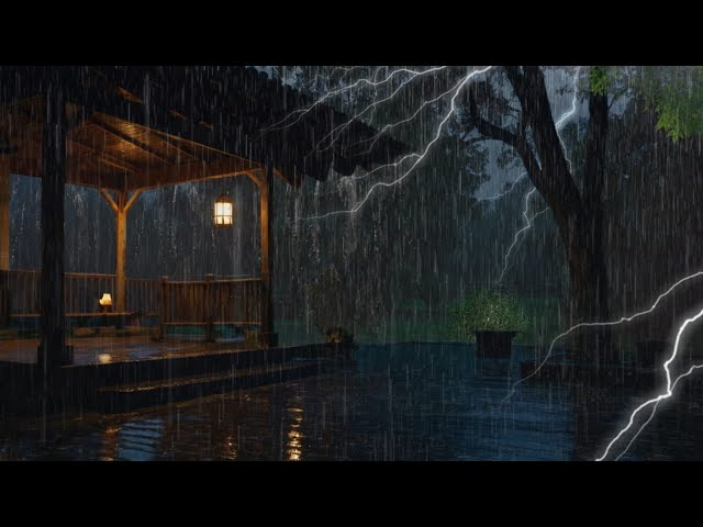 Rain Sounds for Sleeping - Thunderstorm Rain Sounds for Deep Sleep ASMR.