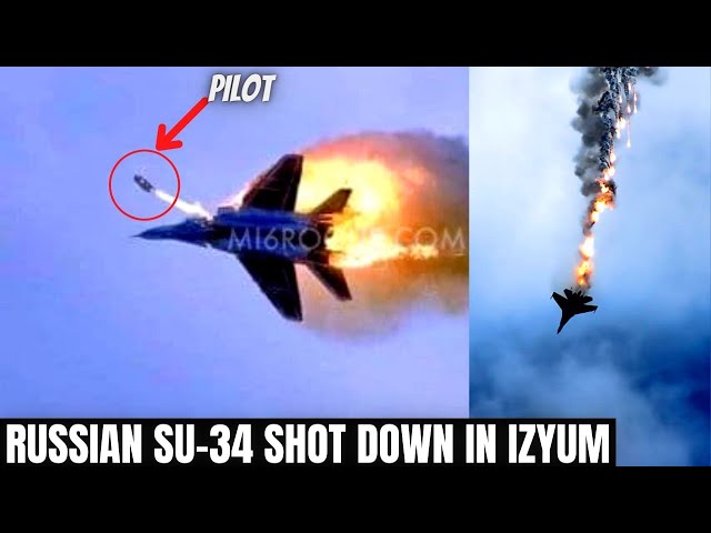 Ukrainian troops Shoot Down Deadliest Russian Su-35S Fighter Jets over Kharkiv!!