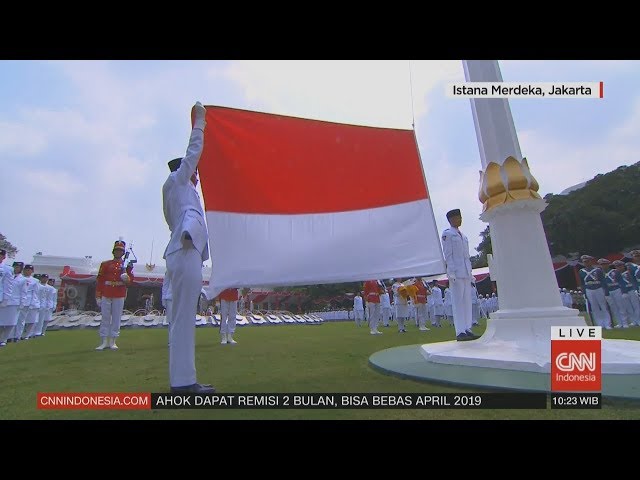 Full - Pengibaran Bendera Sang Saka Merah Putih di Istana Merdeka