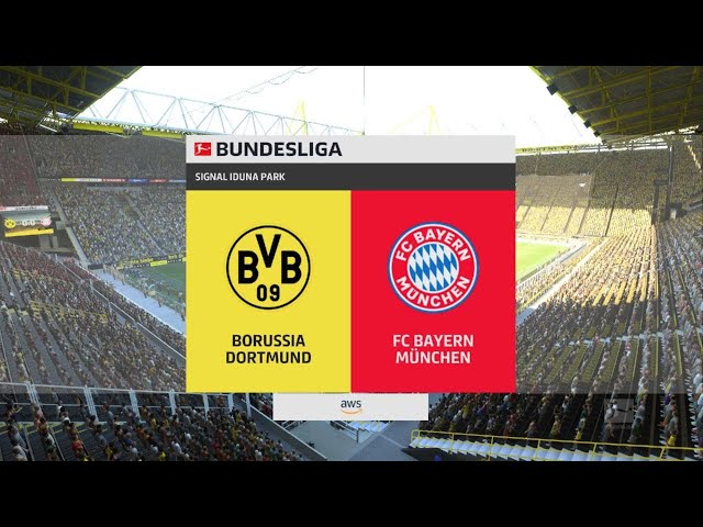 FIFA 22 Bundesliga BORUSSIA DORTMUND-BAYERN MUNCHEN(PS5 4K)