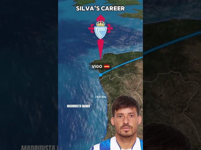 DAVID SILVA'S CAREER 🇪🇸 🏴󠁧󠁢󠁥󠁮󠁧󠁿🏆 #madridistamania #football #mancity