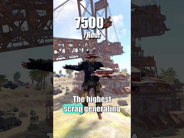 7,500 Scrap per Hour At This Monument in Rust! #rust #rustshorts #rusttips