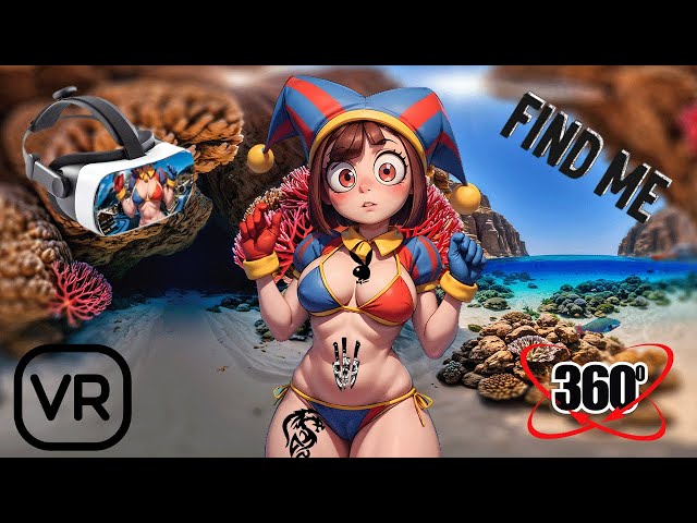 The Amazing Digital Circus  Finding Challenge 🎪 🔍 Pomni girl 🔍 But it's 360° VR Part 1050+