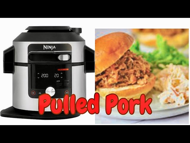 Ninja Foodi 15 in 1 perfect pulled pork with subtitles