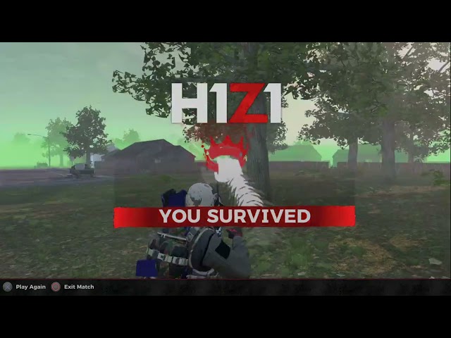 H1Z1: Battle Royale Solo Win