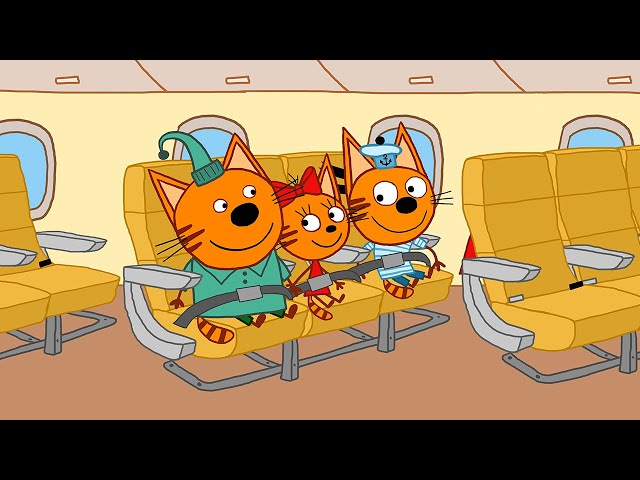 Kid-E-Cats | First Airplane Adventure! - Episode 28 | Cartoons for kids