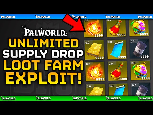 DO THIS NOW! - UNLIMITED SUPPLY DROP FARMING EXPLOIT - Infinite Legendary Loot - Palworld Feybreak