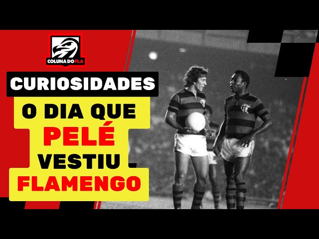 O DIA QUE PELÉ VESTIU FLAMENGO