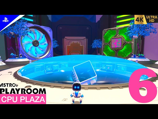 Astro Playroom CPU PLAZA Puzzle Pieces and Tech Demo PS5 GAMEPLAY PART 6 [NO COMMENTRY] #ps5 #gamer