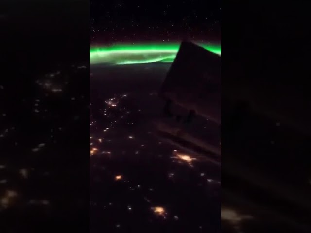 Night view of Earth from Space