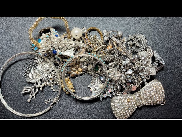 Jewelry Sale! Vintage, Sterling, Rhinestones, Costume Jewelry & More! So much Bling!