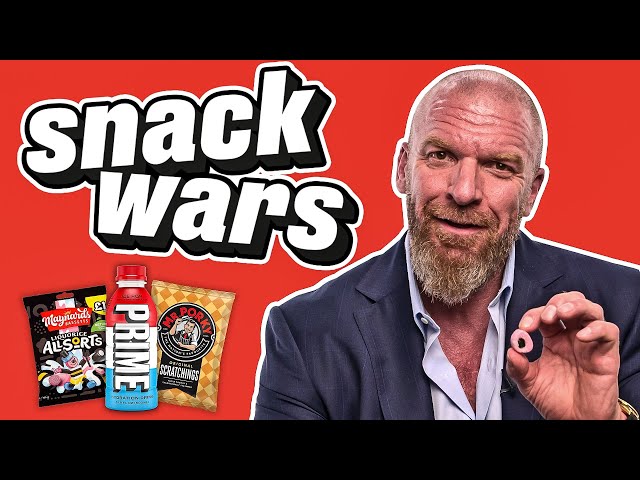 Triple H Tries Logan Paul's Prime For The First Time| Snack Wars