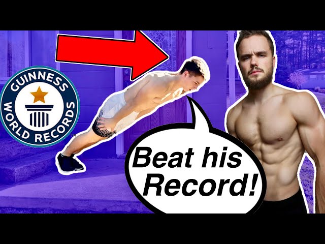 REAL NO HANDS PUSH UP CHALLENGE (NEW RECORD) CAN YOU BEAT ME ?