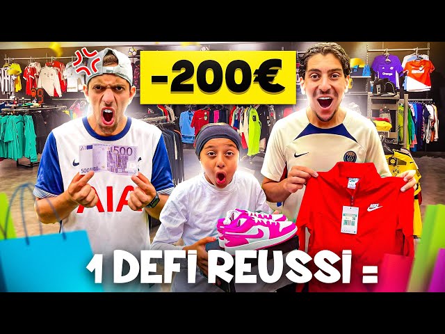 1 DÉFI RÉUSSI = 200€ DE VÈTEMENTS POUR L'ÉCOLE 😭 (Myriam est riche)