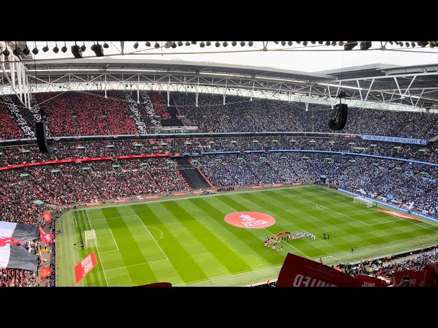 Player Entrance | Brighton Vs Man Utd | FA CUP Semi Final