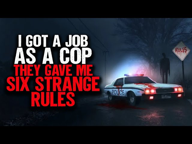 I Got a Job as a COP. They gave me Six STRANGE RULES to Survive the night