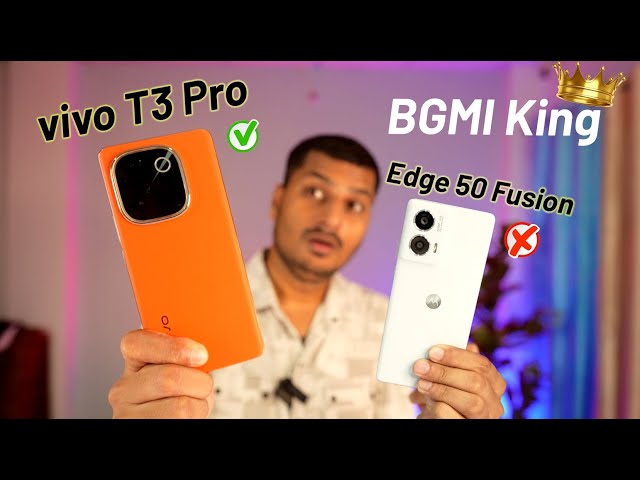 vivo T3 Pro 5G Unboxing and BGMI Test *moto Edge 50 Fusion Killer*