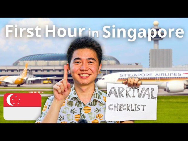 Your FIRST HOUR in Singapore - Arrival Travel Guide