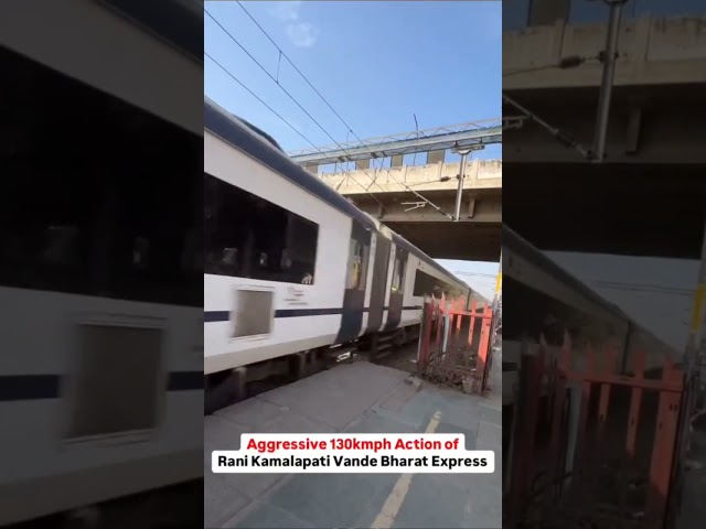 Rani kamalapati vande Bharat express #indianrailways #railway #shorts #viralvideo #train #india