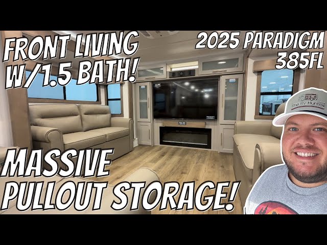 Front Living RV with MASSIVE STORAGE | 2025 Paradigm 385FL