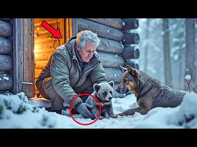 Bear Cub Saved from Freezing by a Kind Man. What Happens After Will Shock You!