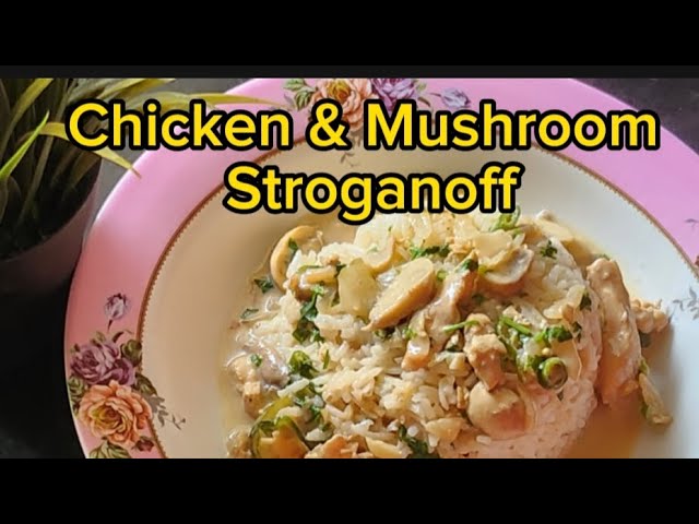 Chicken & Mushroom Stroganoff | Comfort food | Easy recipe | Kid's Recipe | Party Recipe