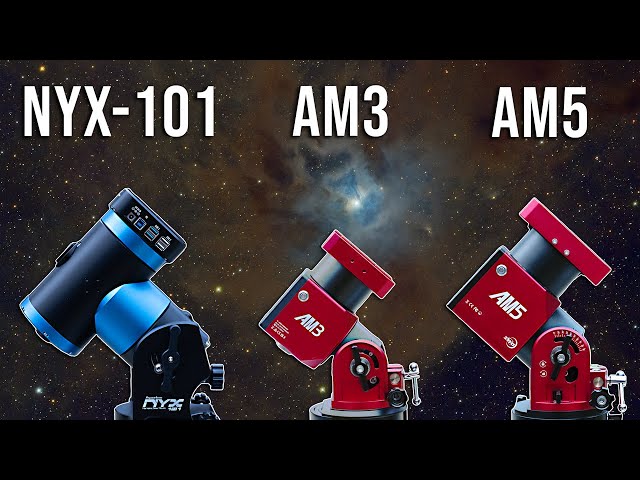 Harmonic Drive Mounts are the REAL DEAL! Pegasus NYX-101 vs. ZWO AM3 / AM5