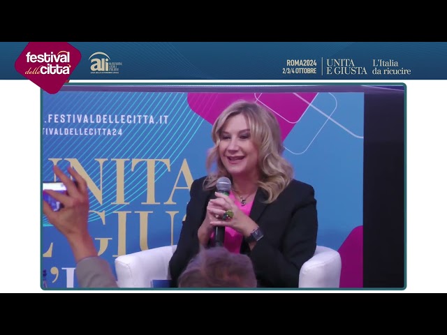 Festival delle Città 2024  - Serena Bortone intervista Roberto Gualtieri