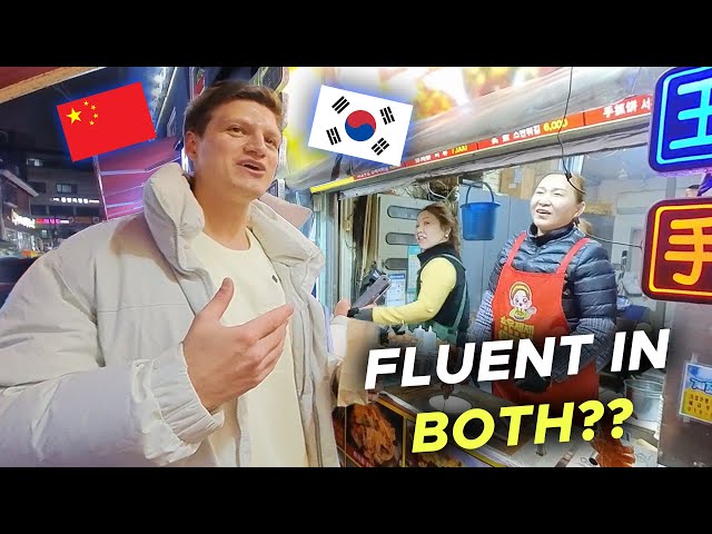 Russian Fluent in Korean and Chinese Shocked the Whole Chinatown Again