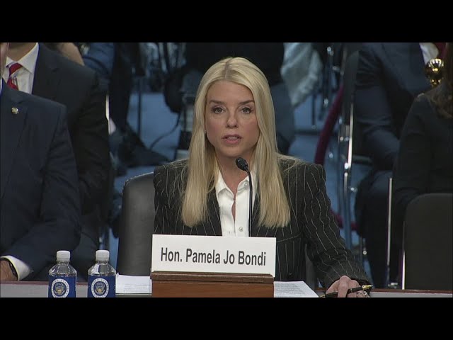 Pam Bondi's second day of confirmation hearings for attorney general