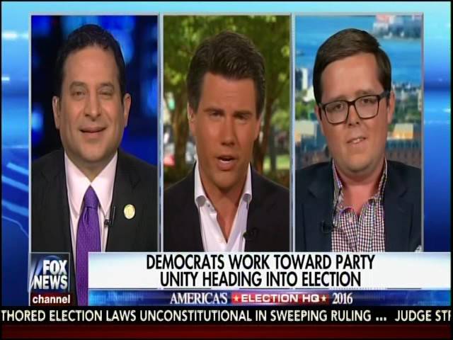 FOX Debate on Sanders Supporters and Hillary