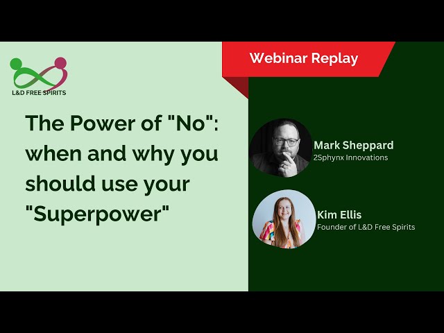 The Power of “No”: when and why you should use your “Superpower”