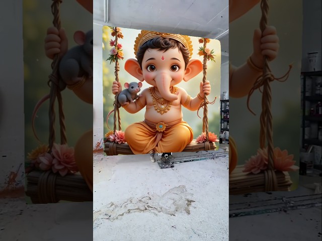 Ganpati Bappa Morya 🍉😋🥰🙏🌺 #shorts #youtubeshorts #viralshorts #ganesh #ganpatibappamorya