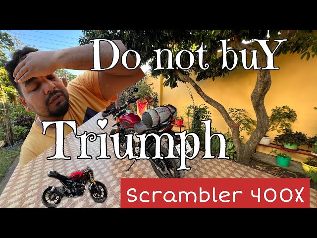 ❌Don’t buy Triumph Scrambler 400X without watching this ❌