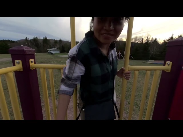 Visit to a playground VR 180