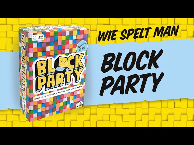 Spielanleitung Block Party: Ein Spiel zum Blöcke-bauen und raten