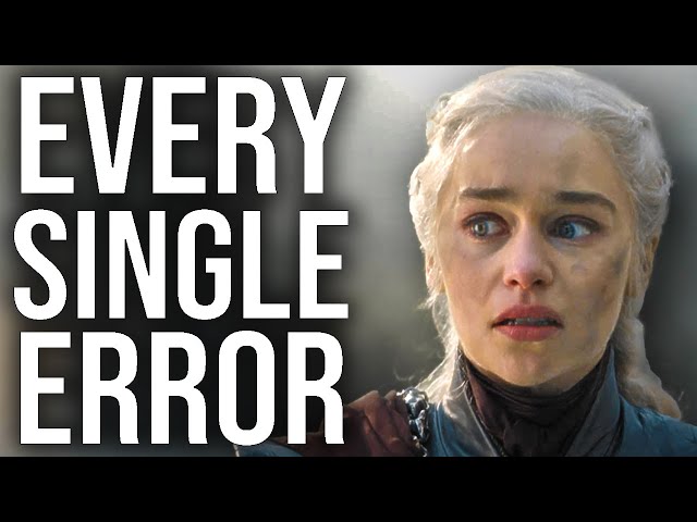 Every Error in Game of Thrones Season 8