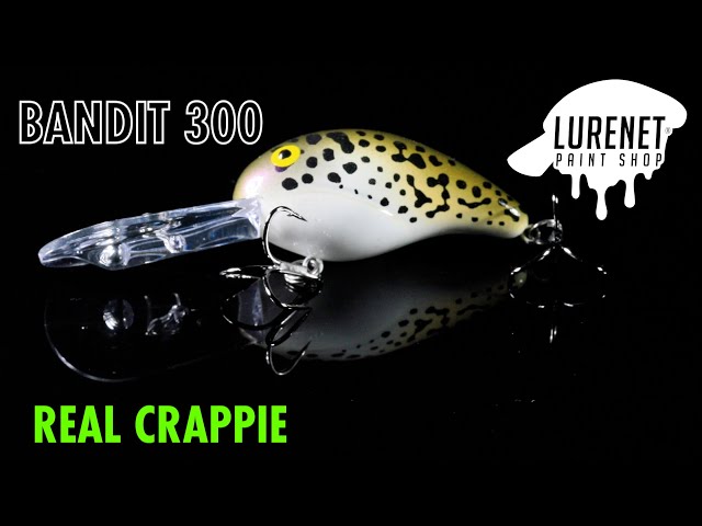 Bandit 300 Real Crappie - Lurenet Paint Shop (Custom Painted Lures)