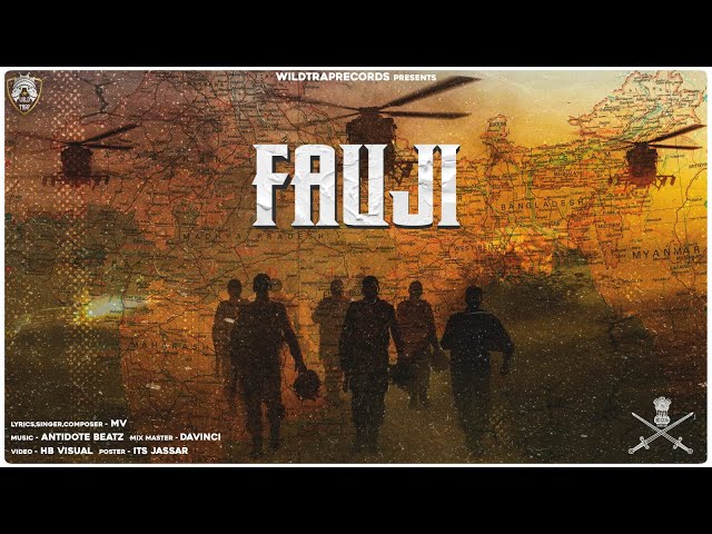 FAUJI | Manu Verma | (official lyrical video) | Wildtraprecords | Latest songs 2020