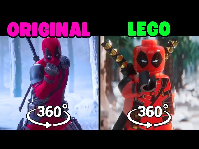 360 VR Deadpool - Dance Bye Bye Bye ORIGINAL vs LEGO