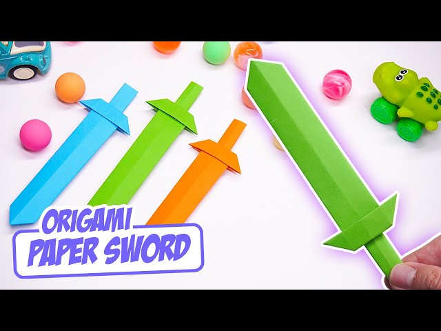 Easy origami sword || How to make paper sword