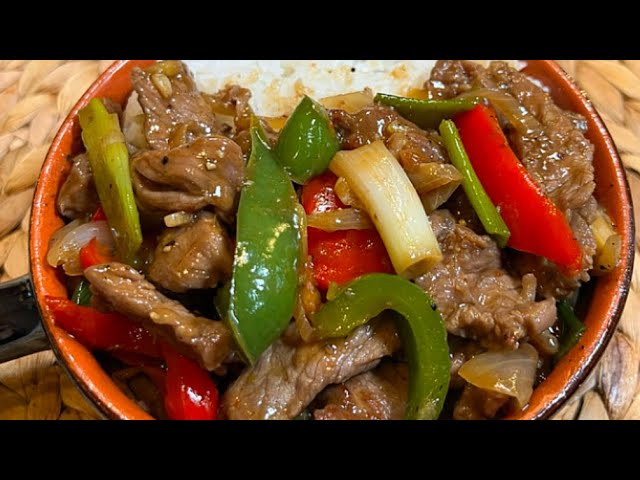 How to Whip Up an Easy Beef Stir Fry with Onions and Peppers - Step by Step | Lilaylicious