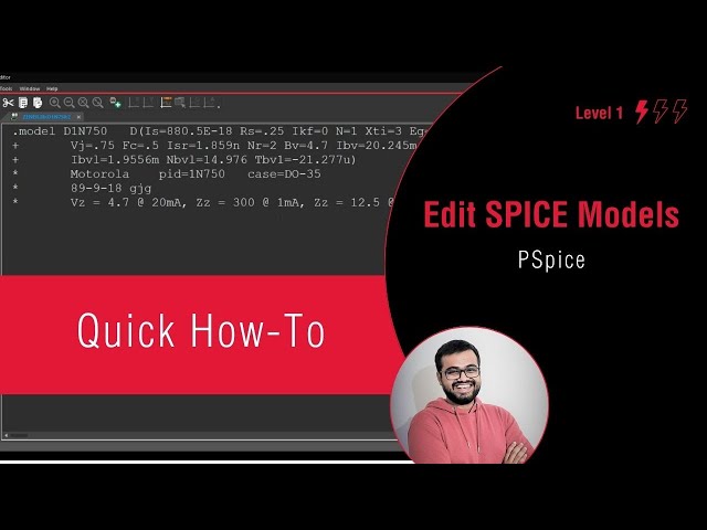 PSpice Simulation Tutorial: How to Edit PSpice Models Using PSpice Model Editor