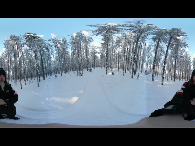 MAAILMAN YLLÄTYKSETTÖMIN 360 ASTEEN SÄÄVIDEO SUOMI LAPPI FINLAND LAPLAND