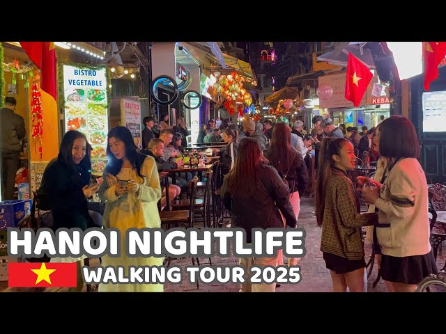 HANOI Night Walking Street 🇻🇳 Sunday Nightlife VIETNAM 🇻🇳 The Old Town Walking Tour