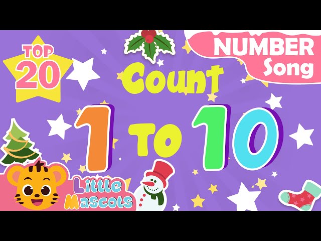 ✨Count To 10 + ABC Song + more Little Mascots Nursery Rhymes & Kids Songs